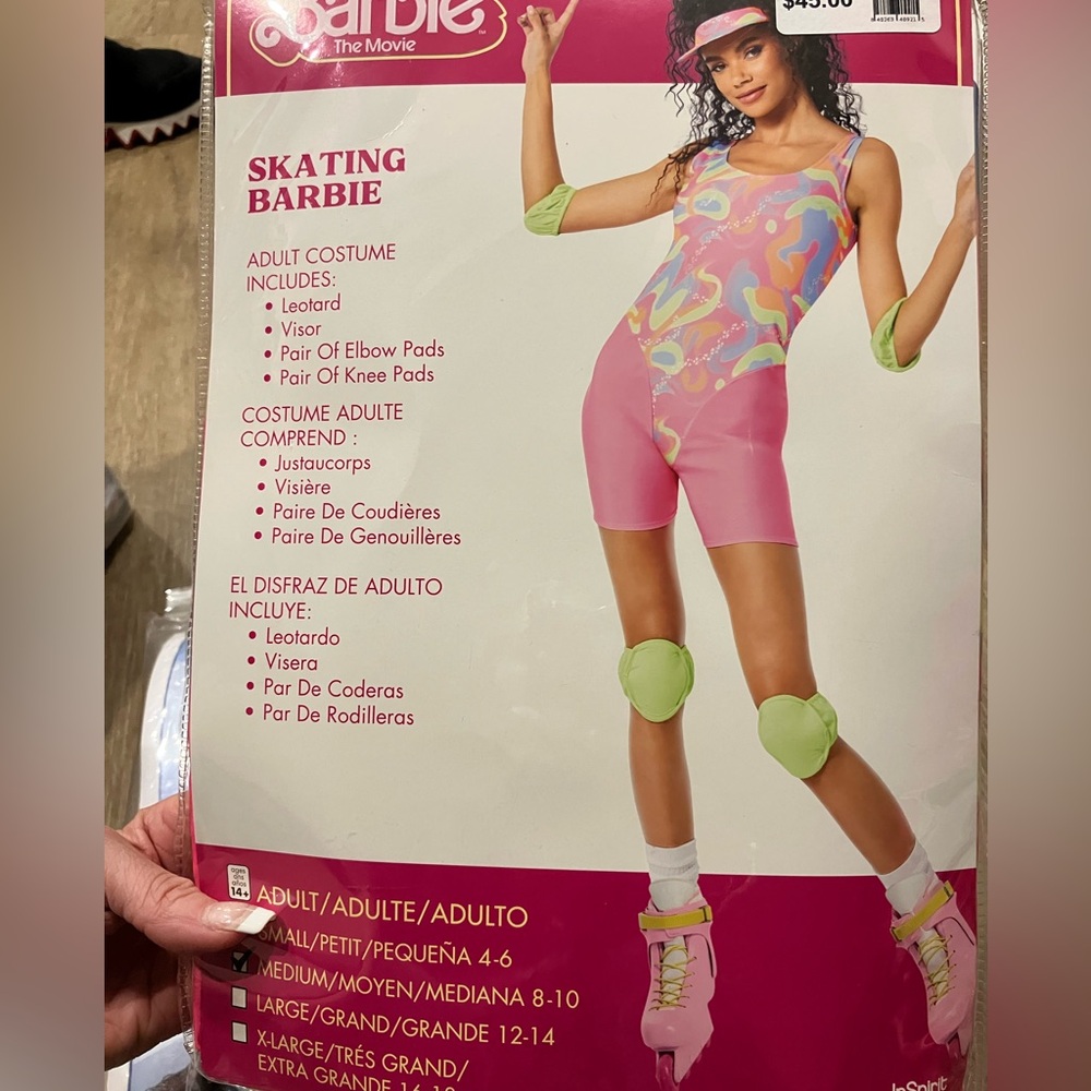 Barbie movie Skating Barbie Halloween costume small